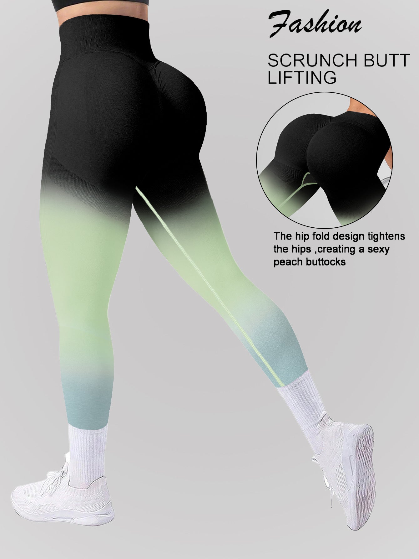 Leggings, Yoga High-Waisted Tummy Control, Butt-Lifting
