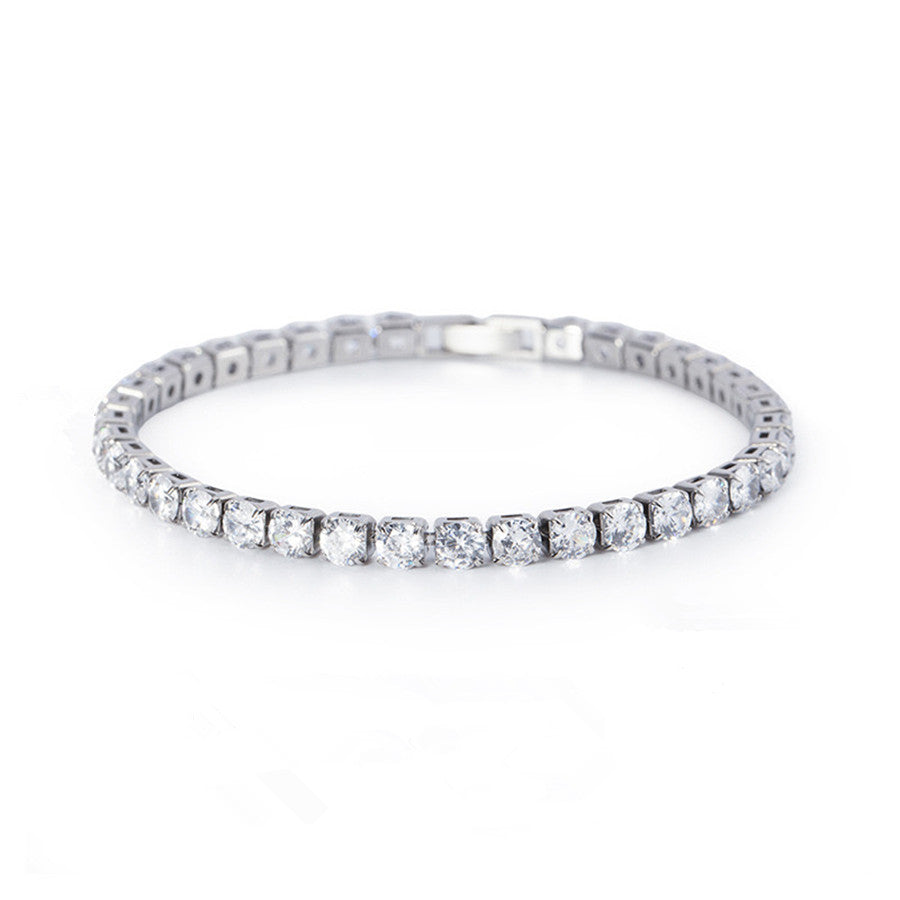 925 Silver Moissanite ,Tennis Chain, Pendant Bracelet ,Necklace