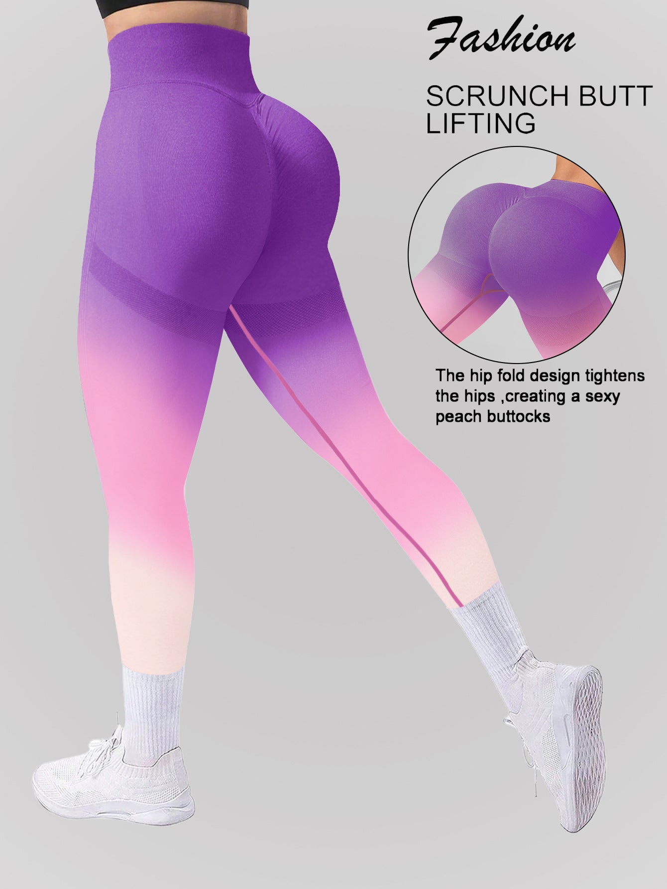 Leggings, Yoga High-Waisted Tummy Control, Butt-Lifting